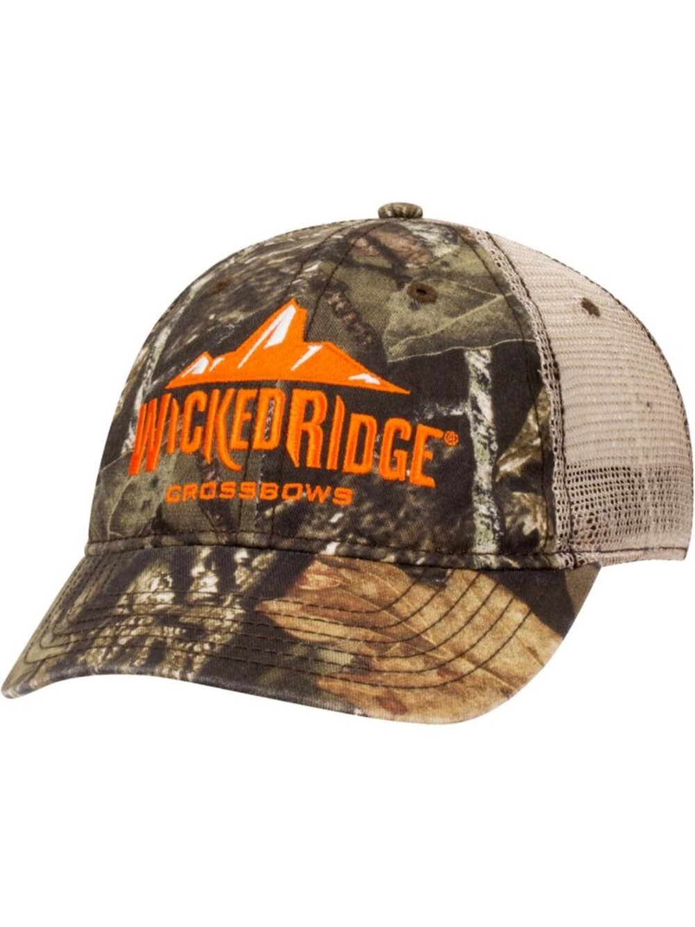 Adjustable Trucker Hat in Mossy Oak Camo - Classic Logo, Unisex Snapback Cap